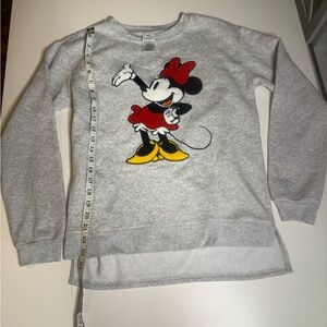 Disney Minnie Mouse Gray Sweatshirt for ladies
